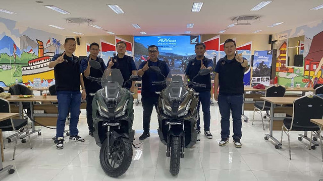 Launching motor New Honda ADV160 di Kalbar. Foto: Alycia Tracy Nabila/Hi!Pontianak