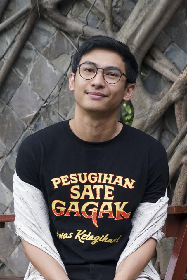 Ardit Erwandha saat berkunjung ke kantor kumparan pada Senin (6/10/2025). Foto: Syawal Febrian Darisman/kumparan