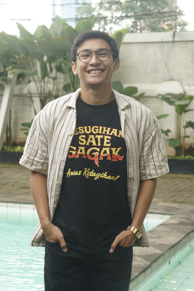 Ardit Erwandha saat berkunjung ke kantor kumparan pada Senin (6/10/2025). Foto: Syawal Febrian Darisman/kumparan