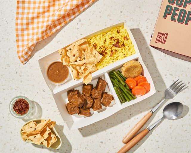 Menu makanan sehat dari brand katering diet premium, Supergrain. Foto: Dok. Supergain
