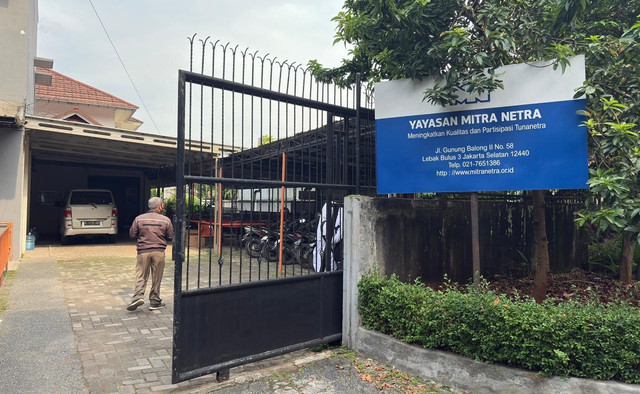 Kantor Yayasan Mitra Netra. Foto: kumparan/Habib Allbi Ferdian