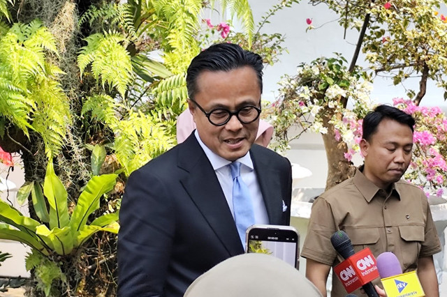 Plt. BP BUMN Donny Oskaria tiba di Istana Negara, Jakarta, Rabu (8/10/2025). Foto: Luthfi Humam/kumparan