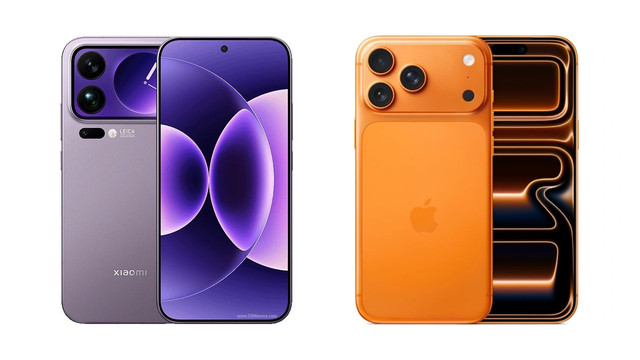 Ilustrasi Xiaomi 17 Pro Max vs iPhone 17 Pro Max. Foto: Xiaomi dan Apple