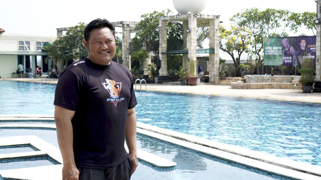 Coach Agus, personal trainer hydroterapi di Sport Club WTC Mangga Dua. Foto: Dok. WTC Mangga Dua