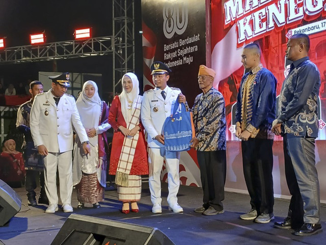 Pemerintah Kota (Pemko) Pekanbaru menggelar Resepsi Kenegaraan dalam rangka memperingati Hari Ulang Tahun (HUT) Kemerdekaan ke-80 Republik Indonesia di Rumah Singgah Tuan Kadi. Foto: Pekanbaru.go.id