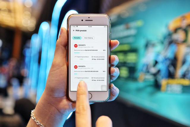 Ilustrasi investasi ORI028T3 dan ORI028T6 di wondr by BNI. Foto: Dok. BNI