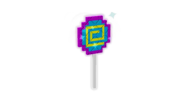Ilustrasi gear Rainbow Lollipop di game Grow a Garden. Foto: Roblox 