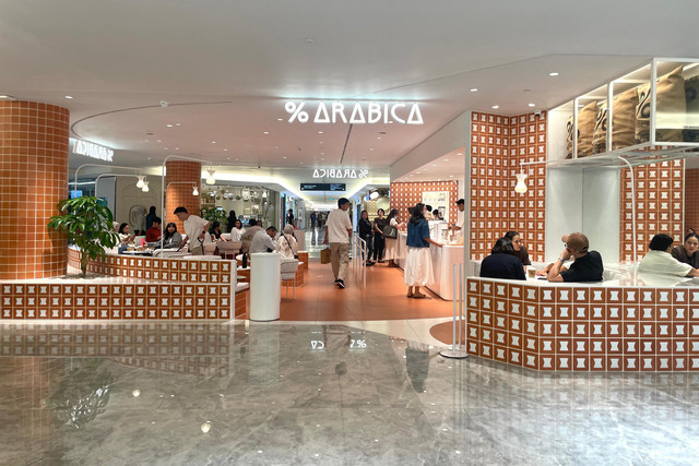 Re-opening %Arabica Plaza Indonesia. Foto: Salsha Okta Fairuz/kumparan