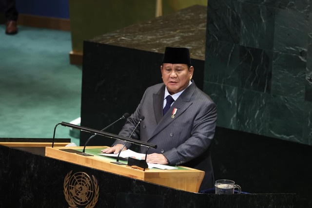 Indonesia Tegaskan Dukungan Solusi Dua Negara, Presiden Prabowo Ajak Dunia Akhiri Tragedi Gaza, Selasa, 23 September 2025/Foto: BPMI Setpres