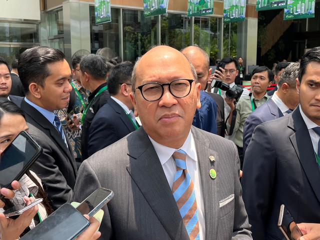 Chief of Excecutive Officer (CEO) Danantara Indonesia, Rosan Roeslani, saat acara Indonesia International Sustainability Forum 2025, Jumat (10/10/2025). Foto: Fariza Rizky Ananda/kumparan