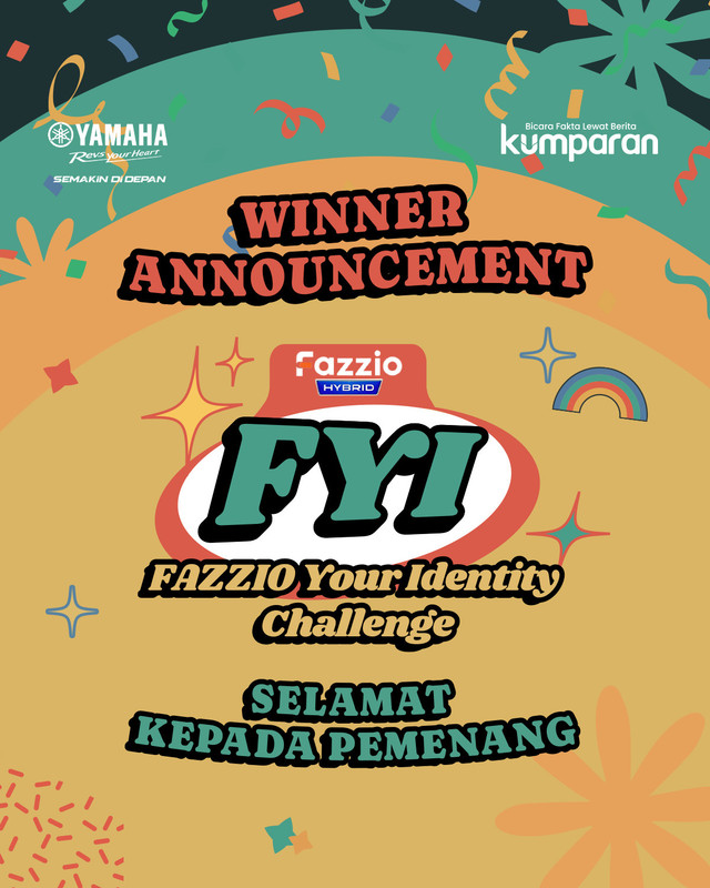 Lewat Fazzio Your Identity Challenge, para peserta diminta untuk memodifikasi decal body Yamaha Fazzio Hybrid secara online. Dari 277 peserta yang mendaftar, Muhammad Yusyfi Childani jadi pemenangnya. Foto: kumparan