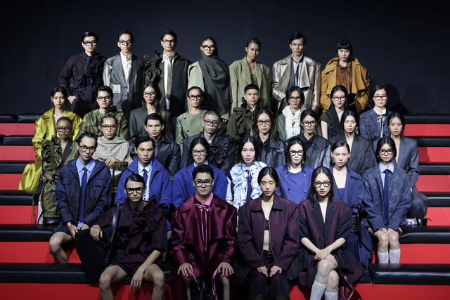 Koleksi StudioMoral di runway Plaza Indonesia Fashion Week, Minggu (28/9/2025). Foto: PIFW/StudioMoral
