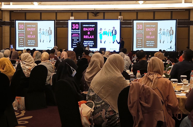 Seminar kesehatan dalam rangka ulang tahun ke-15 RS MMC Surabaya. Foto: Masruroh/Basra