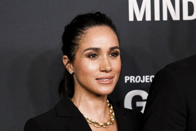 Meghan Markle, Duchess of Sussex dari Inggris, menghadiri Gala Hari Kesehatan Mental Sedunia "Project Healthy Minds" di New York City, AS (9/10/2025). Foto: Eduardo Munoz/REUTERS