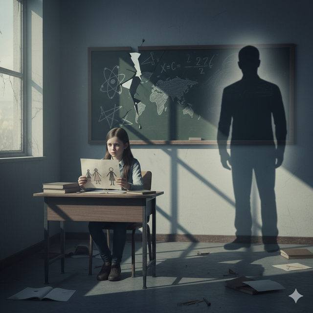 Ilustrasi Fatherless. Foto dibuat oleh Gemini
