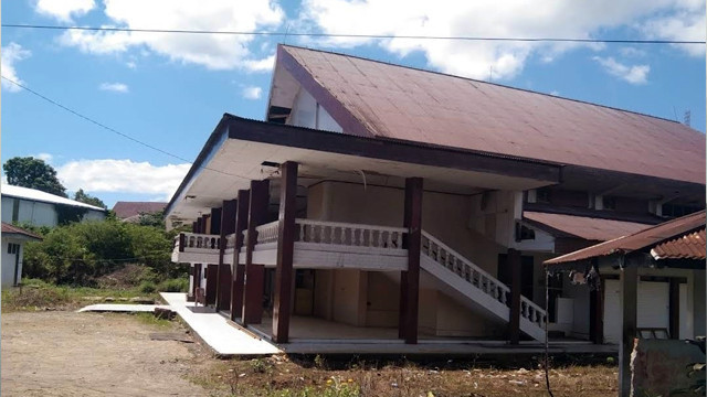Gedung Taman Budaya Provinsi Sulawesi Utara yang ada di Kota Manado.