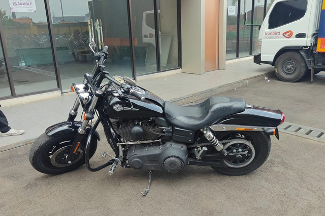 Motor Harley Davidson yang sempat hilang di parkiran mal Senayan City, Jakarta Pusat. Foto: Dok. Istimewa