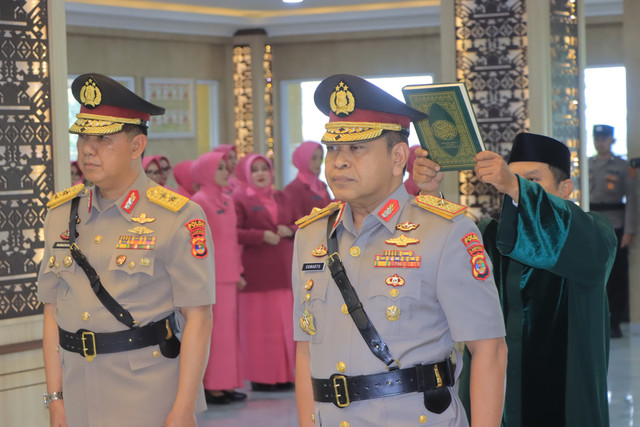 Wakapolda Lampung, Brigjen Pol Sumarto (kanan). | Foto: Humas Polda Lampung