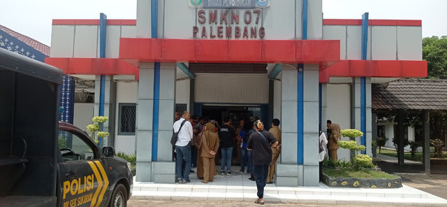 Suasana Kantor Kepala Sekolah dan Ruang Guru di SMK 7 Palembang. Foto : Abdullah Toriq/Urban Id