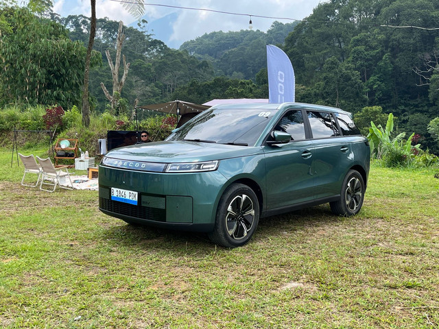 Media test drive Jaecoo J5 EV, Rabu (14/0/2025). Foto: Syahrul Ghiffari/kumparan