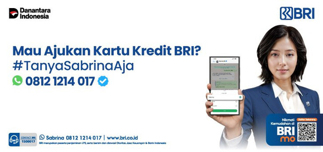 Mudahnya ajukan kartu kredit di BRI. Foto: Bank BRI