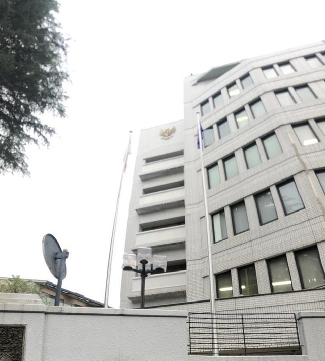 Gedung KBRI Tokyo sebelum renovasi. Sumber: dokumentasi pribadi.