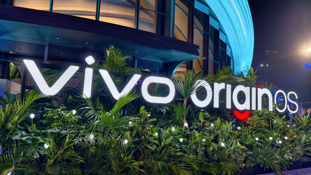 Logo Vivo dan OriginOS. Foto: Ahmad Romadoni/kumparan