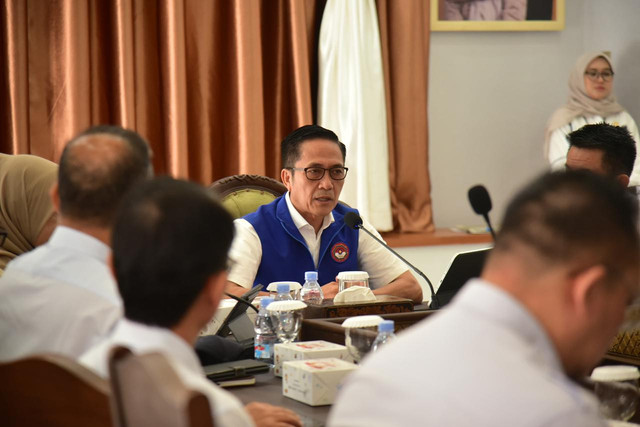 Wali Kota Palembang, Ratu Dewa saat menerima audiensi dari Yayasan Buddha Tzu Chi/ist. 