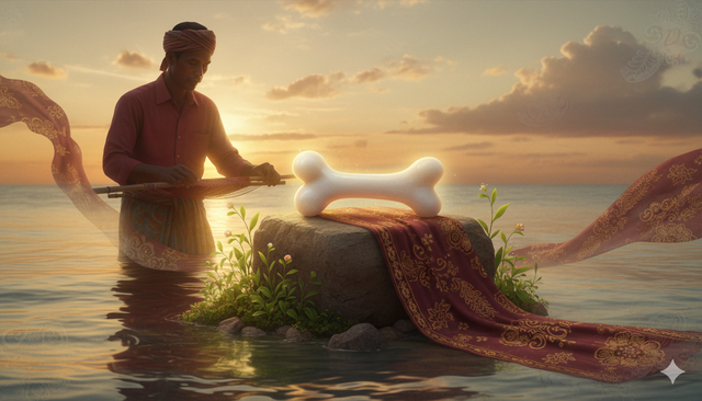 Ilustrasi harga diri dan etos kerja masyarakat Madura, menggambarkan kehormatan, ketangguhan, dan pertumbuhan dari kerja keras. (Sumber: ilustrasi generatif Gemini AI)