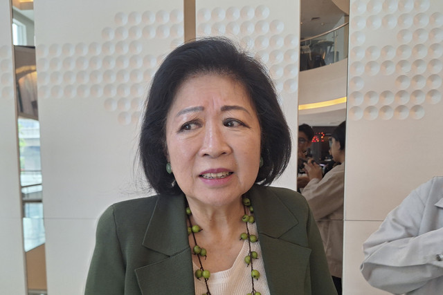 Wakil Ketua Dewan Ekonomi Nasional (DEN) Mari Elka Pangestu di JS Luwansa, Jakarta Selatan, Kamis (16/10/2025). Foto: Argya D. Maheswara/kumparan 