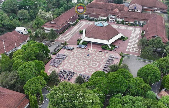Ilustrasi sekolah SMA Taruna Nusantara. Foto: Instagram/SMA Taruna Nusantara