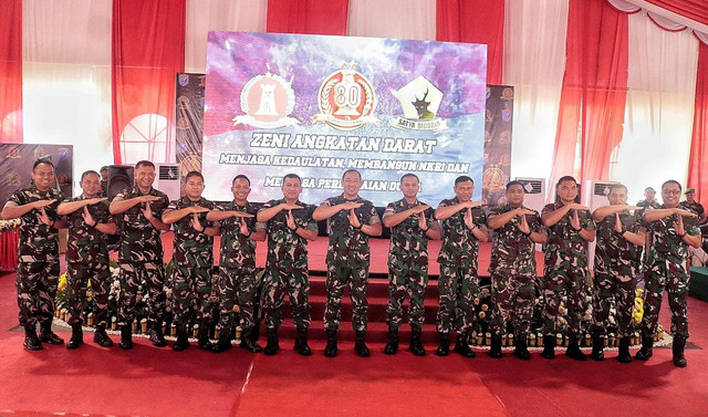 Perayaan HUT ke-80 Zeni AD di Mempawah. Foto: Dok. Pendim Mempawah