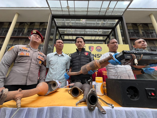 Barang bukti yang berhasil diamankan. Foto: Rabiansyah/Hi!Pontianak