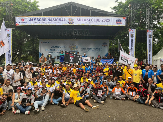 Pembukaan Jambore Suzuki Club 2025 di TMII. Foto: Fitra Andrianto/kumparan