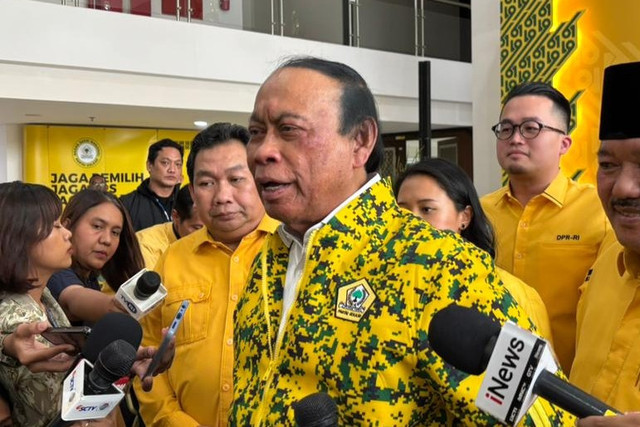 Muhidin M. Said di Grha DPP Golkar, Jakarta, Sabtu (18/10). Foto: Amira Nada Fauziyyah/kumparan
