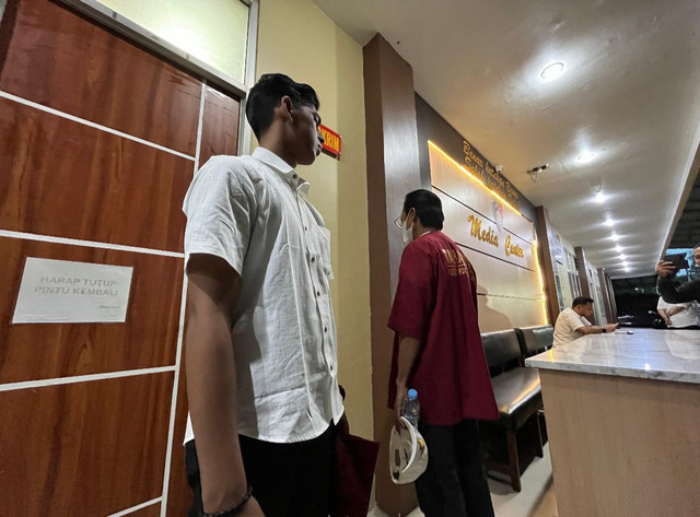 R yang saat ini sudah resmi jadi tersangka. Foto: Rabiansyah/Hi!Pontianak