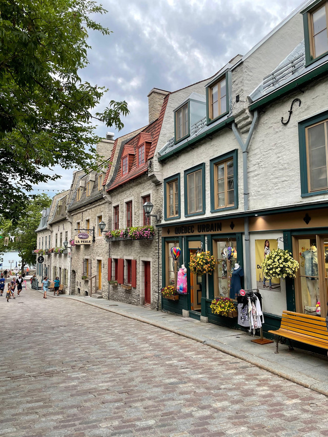 Lorong Pertokoan di Old Quebec - Quebec City