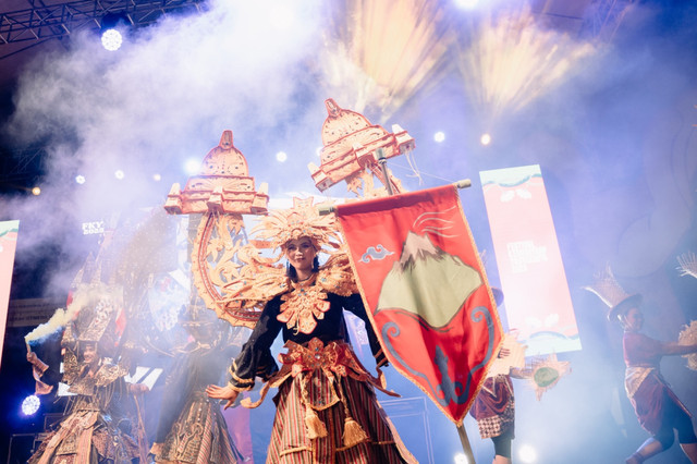 Festival Kebudayaan Yogyakarta (FKY) 2025 di Lapangan Desa Logandeng, Plembon Kidul, Kalurahan Logandeng, Kapanewon Playen, Kabupaten Gunungkidul, DIY. Foto: Dok.Bijaksana Creative - FKY 2025