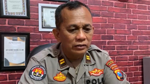 Kasi Humas Polres Blitar Kota Iptu Samsul Anwar. Foto: kumparan