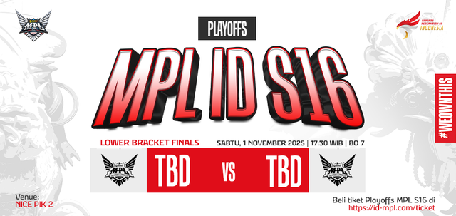 Mobile Legends Professional League Season 16. Foto: id-mpl.com