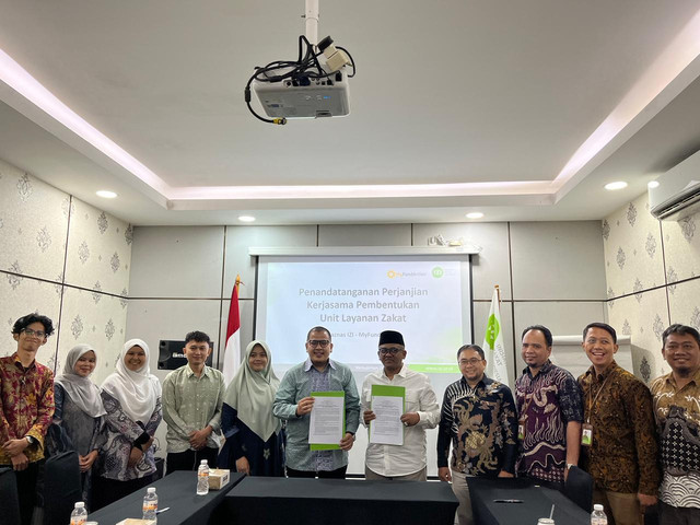 IZI dan MyFundAction Tanda Tangani Kerja Sama Pembentukan Unit Layanan Zakat