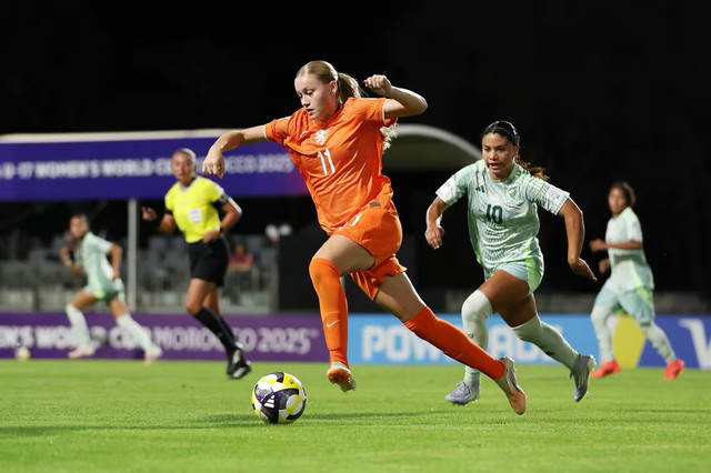 Belanda kalah dari Meksiko 0-1 di matchday kedua Piala Dunia Wanita U-17 2025. Foto: FIFA