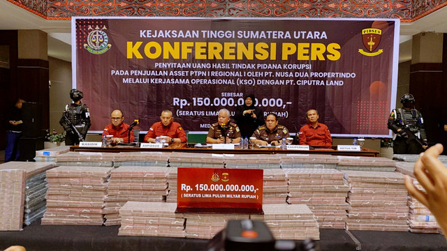Konpers Kejati Sumut, Rabu (22/10/2025). Foto: Amar Marpaung/kumparan