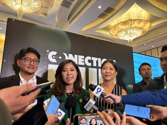 Menteri Komunikasi dan Digital (Komdigi) Meutya Hafid di The Ritz-Carlton, Jakarta pada Rabu (22/10/2025). Foto: Amira Nada Fauziyyah/kumparan