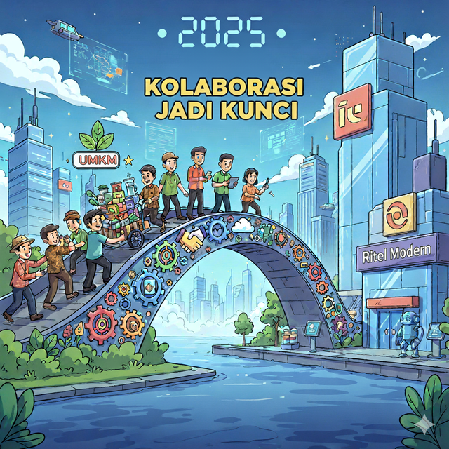 Gambar di hasilkan oleh AI