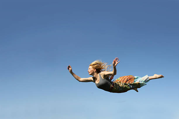 Ilustrasi prompt video AI terbang. Foto: iStock 