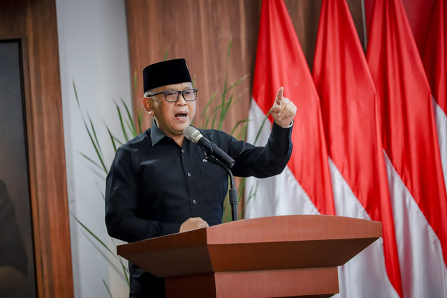 Sekjen PDI Perjuangan, Hasto Kristiyanto. Foto: Jamal Ramadhan/kumparan