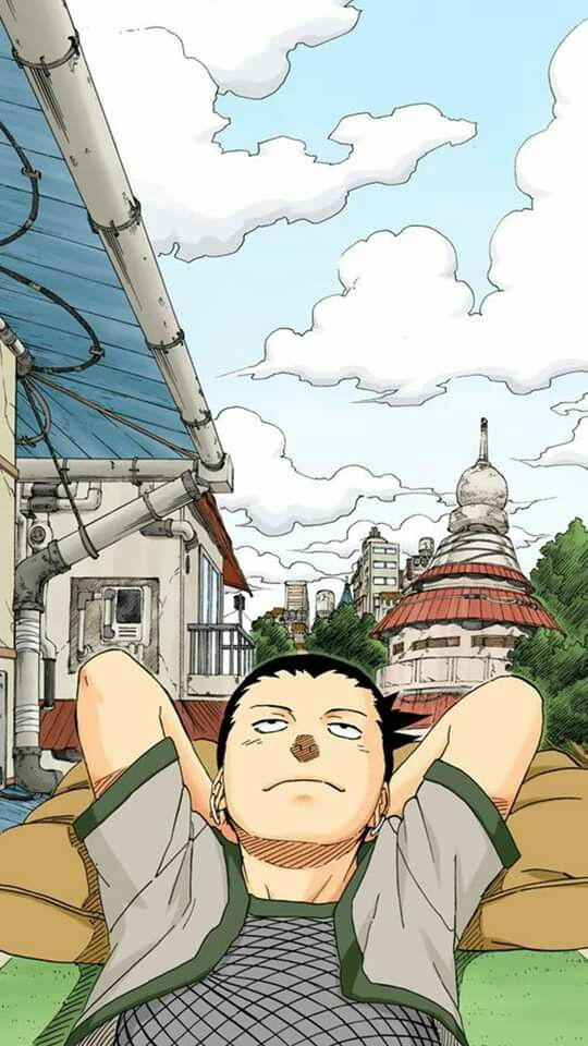 Nara Shikamaru Melihat Awan