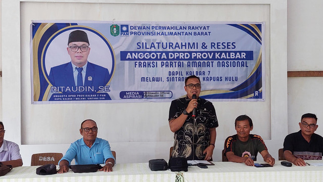 Anggota DPRD Kalbar melaksanakan reses di Kabupaten Melawi. Foto: Dok. Istimewa