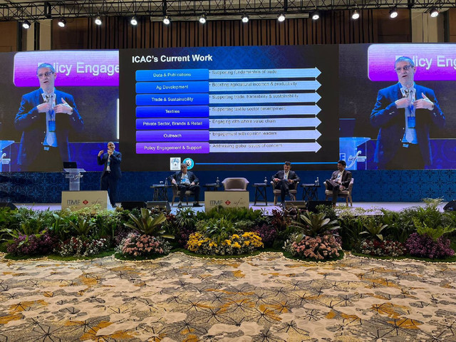 Acara ITMF Annual Conference dan IAF World Fashion Convention 2025 di Hotel Marriott, Yogyakarta, Jumat (24/10). Foto: Pandangan Jogja/Gigih Imanadi Darma